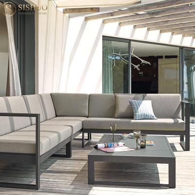 China Weather Furniture Factory Wholesale Outdoor Furniture Set Sectional Patio Aluminum Garden Sets Outdoor Patio Furniture for sale