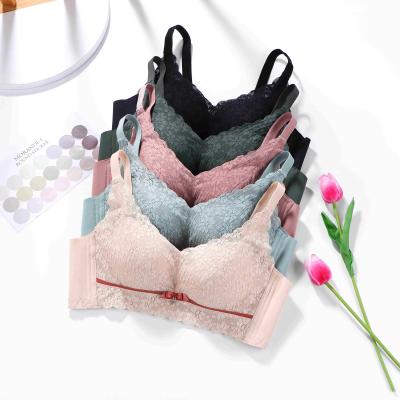 China New hot sale QUICK DRY breathable ultra-thin lace bra plus size women bra for sale