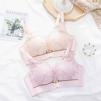 China New Style Full Cup Big Size Thin QUICK DRY Lace Underwire Comfortable Women's Bra for sale