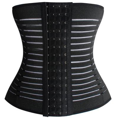 China Price Antibacterial Polyester Surprise Nylon Shapers Daily Waist Slimming Shaper Mesh Viable Corsets With Steel Bones for sale