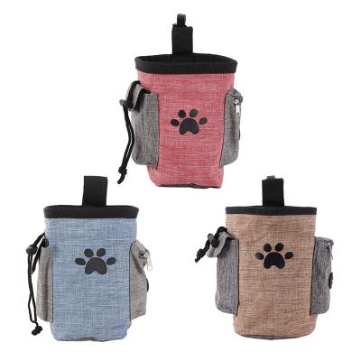 China Viable Detachable Pet Snack Treat Dog Training Pouch Bag, Waterproof Clip and Belt Dog Cat Training Waist Snack Bag for sale