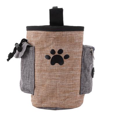 China Viable Portable Dog Waist Bag Puppy Snacks Reward Puppy Feeding Pouch Design Dog Training Pouch Pet Treat Walking Bag New for sale