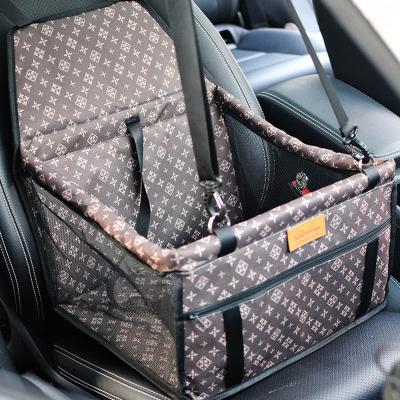 China Double Waterproof Thick Accessories Mesh Hanging Bags Folding Pet Travel Supplies Waterproof Dog Mat Blanket Safety Pet Car Seat Bag for sale