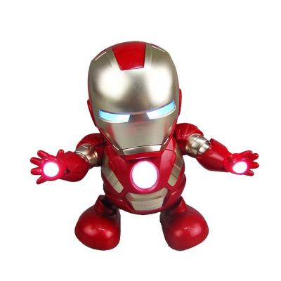 China Light& Battery Operated Music Toys Dancing Electronic Robot Hero Superhero Action Number Toy Dancing Hero With Light And Music for sale