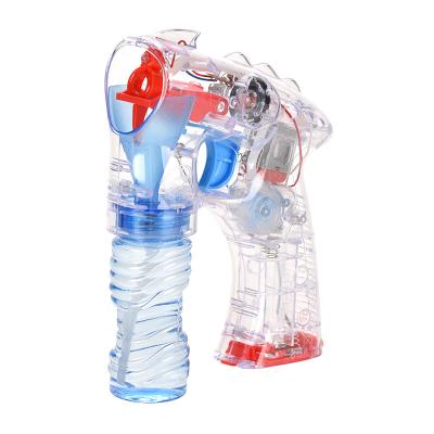 China Colorful Bubbles Powered Up Lightweight Bubble Blaster Gun Set for sale