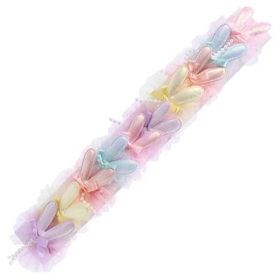 China cute hair clip for girls hairbows high quality butterfly hair accessories/heart clip/rabbit hair for girls for sale