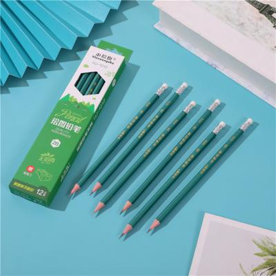 China office & School pencil new 2B sketching pencil, 12 pcs/carton with eraser, for art test for sale