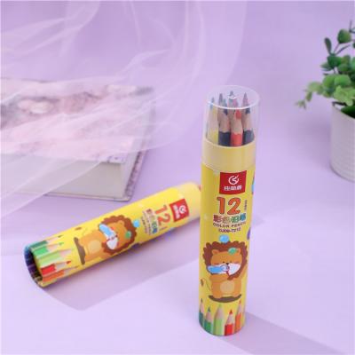 China 2021 New Design Cost-effective Drawing Paper Cartridge Paint Colored Pencils 12-48 Colors Paint Gifts for Kids and Students for sale