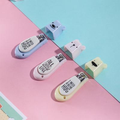 China New Ergonomic Design Mini Cute Nail Clippers Baby Bear Nail Clippers for sale