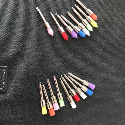 China LYU03012 Dental Regional Dental Disposable Nylon Latch Shape Flat Brush /taper Prophy for sale