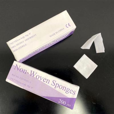 China Disposable Clean Nonwoven Swabs Medical Sponges for sale