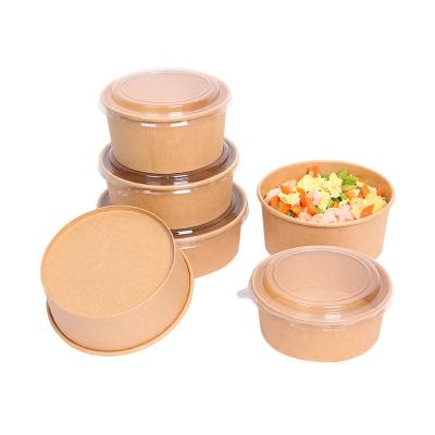 China Walls Biodegradable Disposable Single Cream Soup Cup 8oz 12oz 16oz Icee Bowl Kraft Paper Cup With Lids for sale