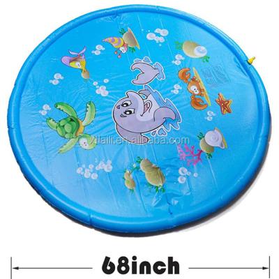 China 68 Inch Airtight Airtight Mat Water Toys Splash Guard Game for Child for sale