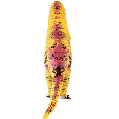 China Durable/Waterproof/Flame Retardant/Portable Rex Durable Yellow Inflatable /Waterproof/Flame Tyrannosaurus Retarder/Handheld Fun, Inflatable Park Dinosaur Jurassic Adult Costume for sale