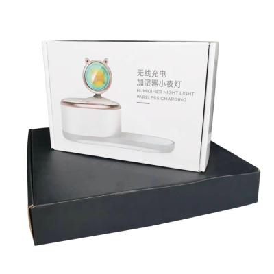 China Recyclable Small Wireless Charger Paper Box Packing Case Airplane Packaging Box for sale