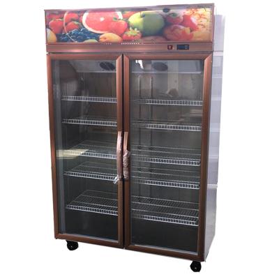 China Single-temperature air cooling upright cooling display upright freezer for sale for sale