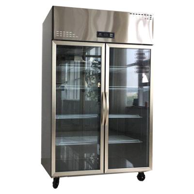 China Single-Temperature Ice Cream Display Freezer Refrigeration Equipment With Two Four-Doors for sale