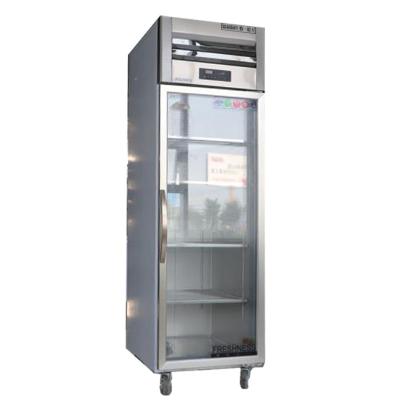 China Single-temperature display freezer refrigeration equipment in supermarket for fish meat for sale