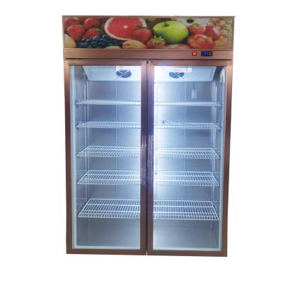 China Single-temperature Upright Supermarket Display Freezer Refrigeration Equipment By Upright Cooling for sale