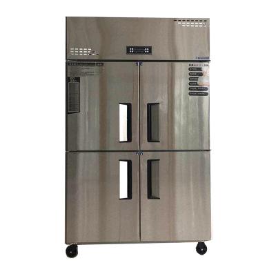 China Double-temperature upright single dual temperature freezer large and small refrigerator for sale