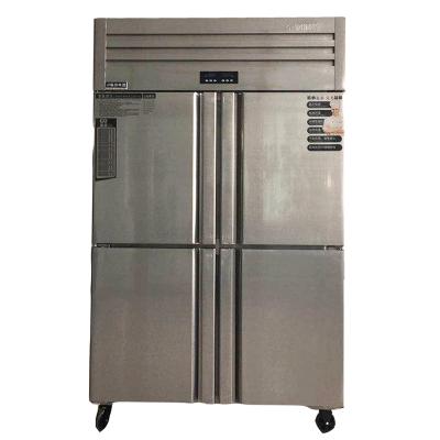 China Double-temperature factory direct sales upright freezer for ice cream and meat for sale