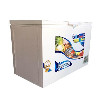 China Large 300L 400L 500L 700L Hotel Deep Chest Freezer With Single French Door for sale