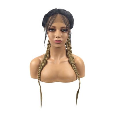 China Popular Cute Design Girls Ponytail Hair Wig Hair Natural Lace Front Wig Silky Soft for sale