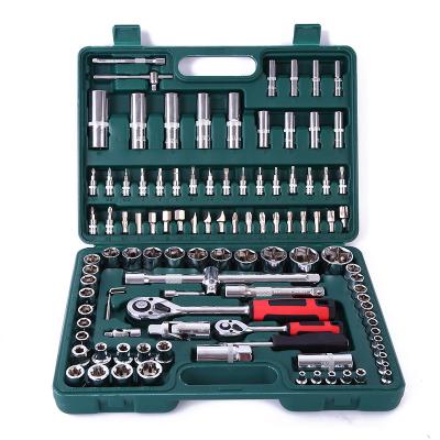 China Car Tool Kit High Quality 108pcs Car Repair Tools Socket Set Kit With Wrench Screwdriver Set Tool Box for sale