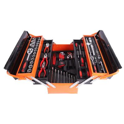 China Premium Quality 168-Piece Car Tool Kit Household Tool Kits Suitcase with 3 Drawers Tool Metal Box for Homeowner, Handyman for sale