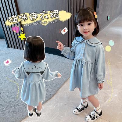 China Vintage Qy Girls Fall Style Designer Little Girls Dress Sets New for sale