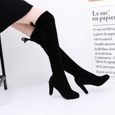 China Fashion Knee High Boots Nice Height Increasing Women's Heel Boots for sale