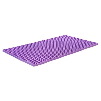 China Purple Mattress Comfy Elastic Rubber Material Foldable Top Technology Band Topper for sale