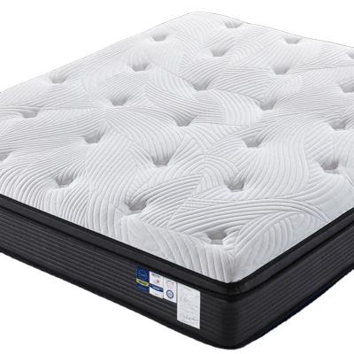 China Foldable High Quality Knitted Queen Size Fabric Mattress Memory Foam 30cm Foam Bed Mattress Toppers for sale