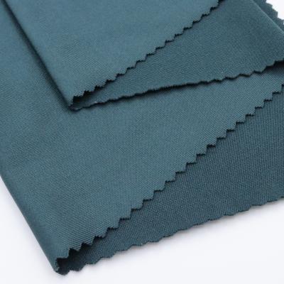 China Hot Selling Breathable Casual Recycle Polyester Spandex Stretch Weft Knitting Fabric For Sportswear for sale