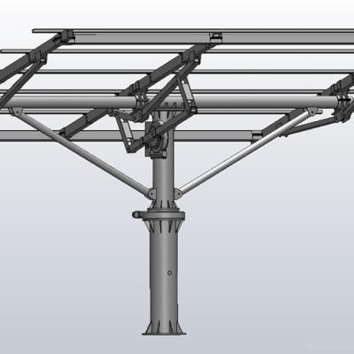 China Quick Installation Double-axis Solar Tracker for sale