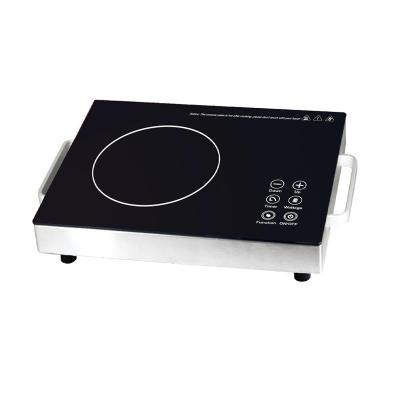 China Power Saving+Eco-Friendly Table 1 Black Electric Heater Shell Handle Infrared Induction Cooker BBQ Stove Stainless Steel For Home for sale