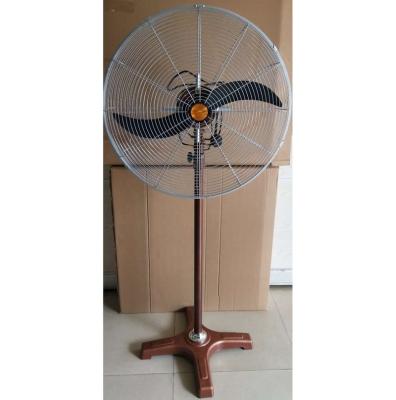 China Hot-selling High Efficiency Luxurious Bronze Color 20 24 26 30 Inch 3 or 2 Blade Aluminum Gear Pedestal Powerful Industrial Fan Stand Fan for sale