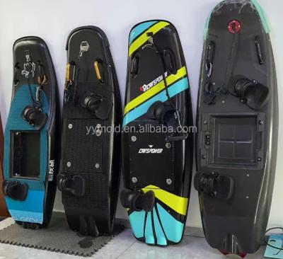 China Unisex Powered surfing sport 72v 12000w motorized jet surf board stand up electric surfboard for adult sale for sale