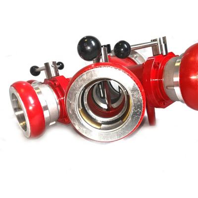 China Fire Fighting Emergency Rescue XHYXFire Controlled Division Breeching Hydrant Valve 4 Ways Fire Fighting Water Splitter for sale