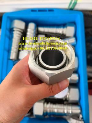 China hydraulic fittings / hose fittings / carbon steel fittings / stainless steel fittings /Metric, JIS, JIC, ORFS, BSPT, SAE for sale