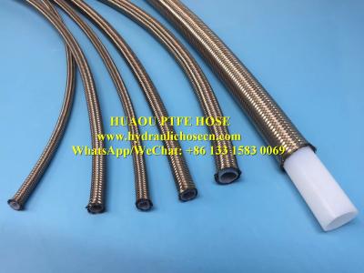 China Teflon hose / Ptfe hose / Teflon stainless steel hose / PTFE flexible hose for sale