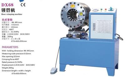 China hydraulic hose crimping machine /  crimping machine / crimper for sale