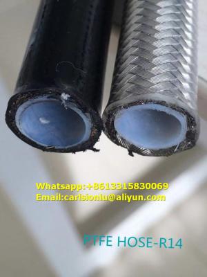 China PTFE R14 hose, Sewer cleaning hose, Water jetting hose, R7, R8 Hydraulic hose, Painting spray hose, UHP Hose for sale