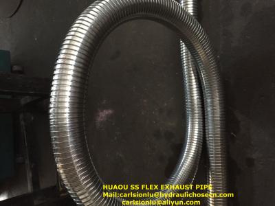 China Exhaust flexible pipe / Truck Exhaust Flexible Pipe / Flexible Exhaust Hose / stainless steel extension tube for sale