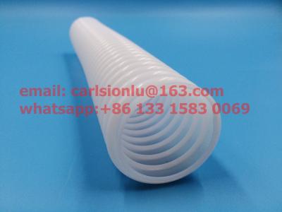 China PTFE bellow / PTFE lining stainless steel hose / annular PTFE corrugated tubes / spiral PTFE corrugated tubes for sale