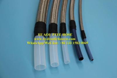 China Food And Beverage Transportation PTFE Tube with SS304 Braid Wire for sale