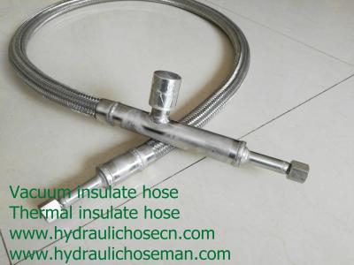 China Liquid nitrogen hose/ vacuum insulate flexible hose / vacuum hose / flexible metal hose / LNG hose for sale