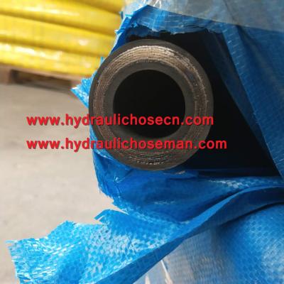 China Steel Wire Spiral Hydraulic Hose: DIN EN856 4SH Hydraulic Hose / High pressure rubber hose for sale