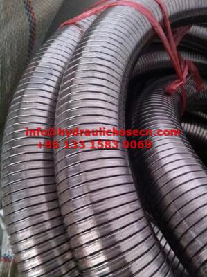 China SS304 flexible exhaust hose / SS321 exhaust flexible pipe / heavy truck engine exhaust hose for sale