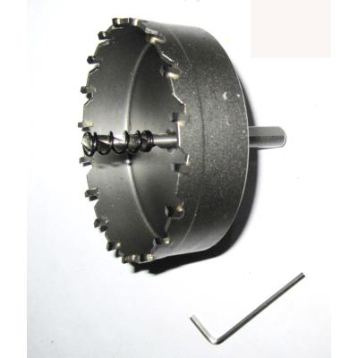 China Stainless Steel 55 To 100 Mm Drilling Through Type CTT Tungsten Carbide Slant Hole Saw For Stainless Steel for sale